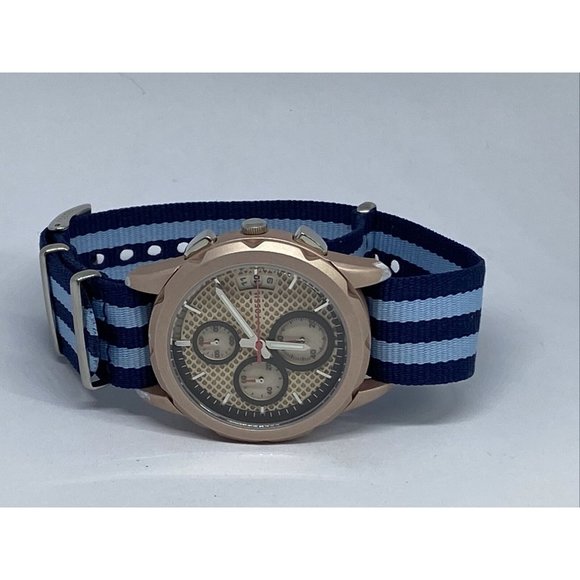 Fossil ES4172 Women Nylon Multicolored Gold Analog Dial  Fossil ES4172 Women Nylon Multicolored Gold Analog